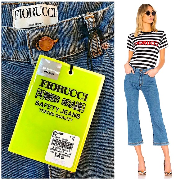 FIORUCCI Viva Cropped Kick Flare JEANS - Picture 7 of 8